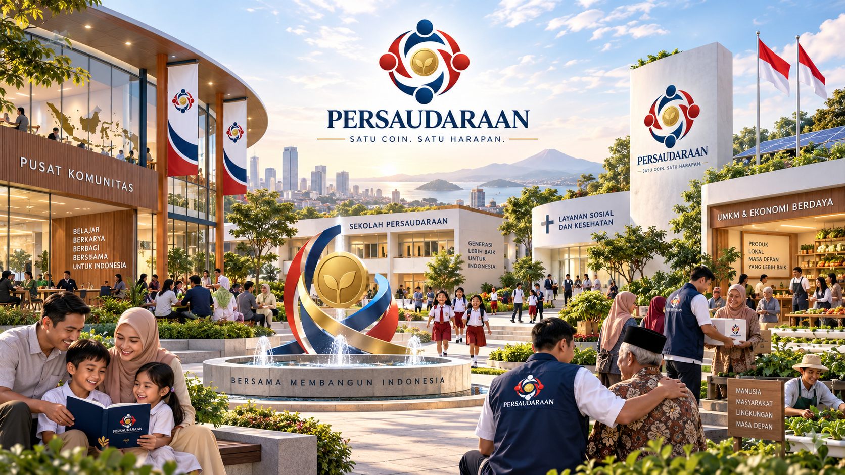 Hero visual PERSAUDARAAN — Karena Kita Saudara
